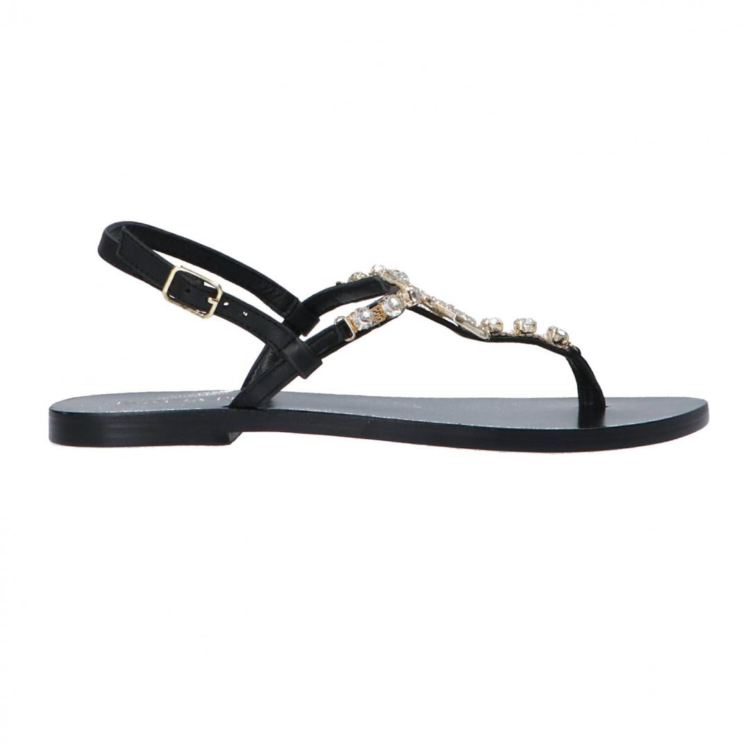 Patrizia Pepe Sandali PPJ330.31 JEWELS Nero Donna
