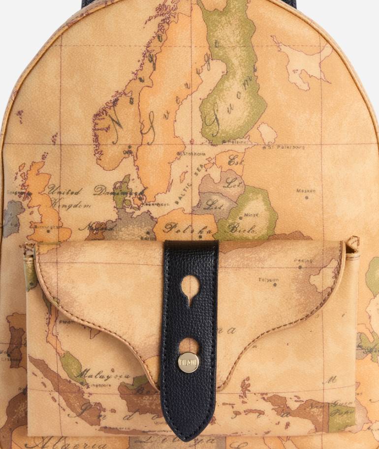 Alviero Martini 1A Classe Escape Geo Zaino Backpack L LE64 G616 Col.0001 Black