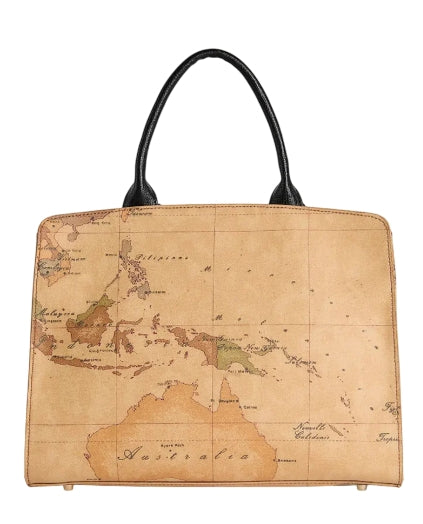 Alviero Martini 1A Classe Borsa A Mano e Tracolla L LD63 G611 Col. 0001 Nero