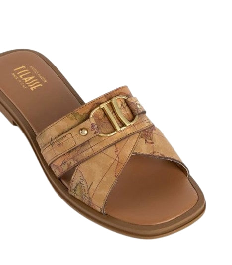 Alviero Martini 1A Classe Ciabatte Slipper C/Logo1C Z 1082 9820 Geo Classic Beige