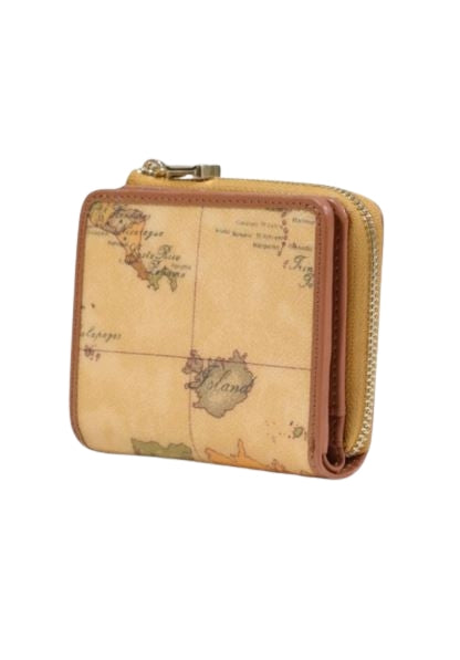 Alviero Martini 1A Classe Portafoglio Donna  Piccolo  Ziparound  C W081 6000 Col. 0010  Natural