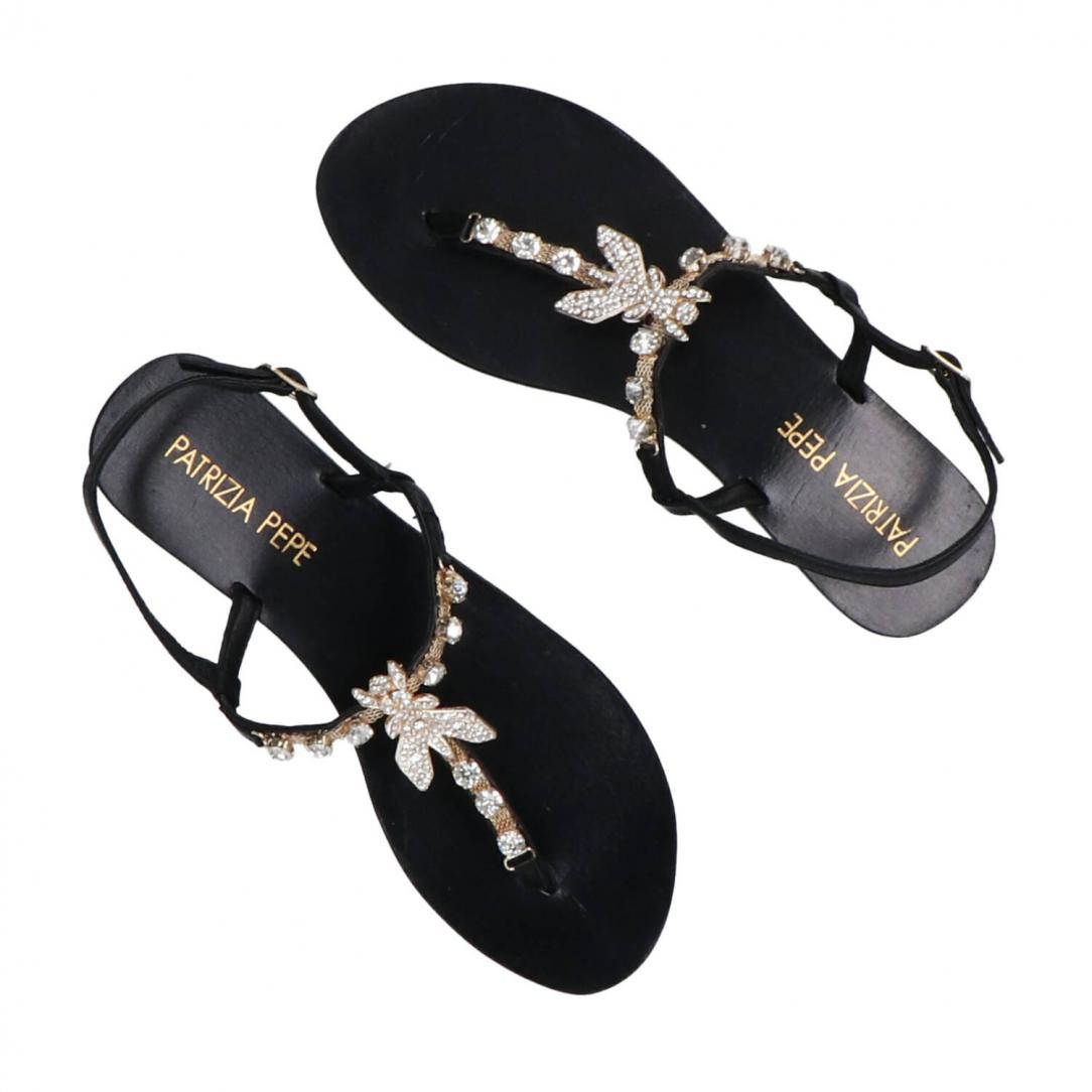 Patrizia Pepe Sandali PPJ330.31 JEWELS Nero Donna