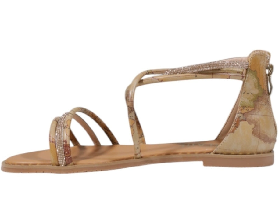 Alviero Martini 1A Classe Sandali Z 1068 9800 Geo Classic