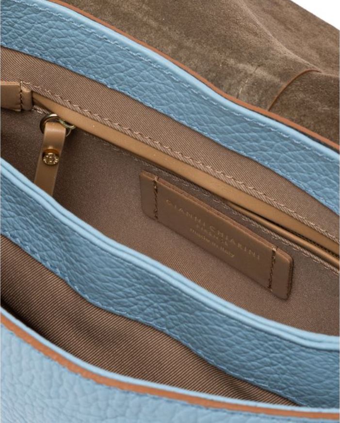 Gianni Chiarini Borsa in Pelle  HELENA ROUND BS 11088 TKL-NAETN Sky