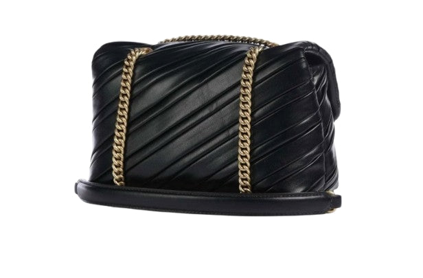 Pinko  Borsetta a tracolla Mini Love One  in pelle  Col. Z99Q Black