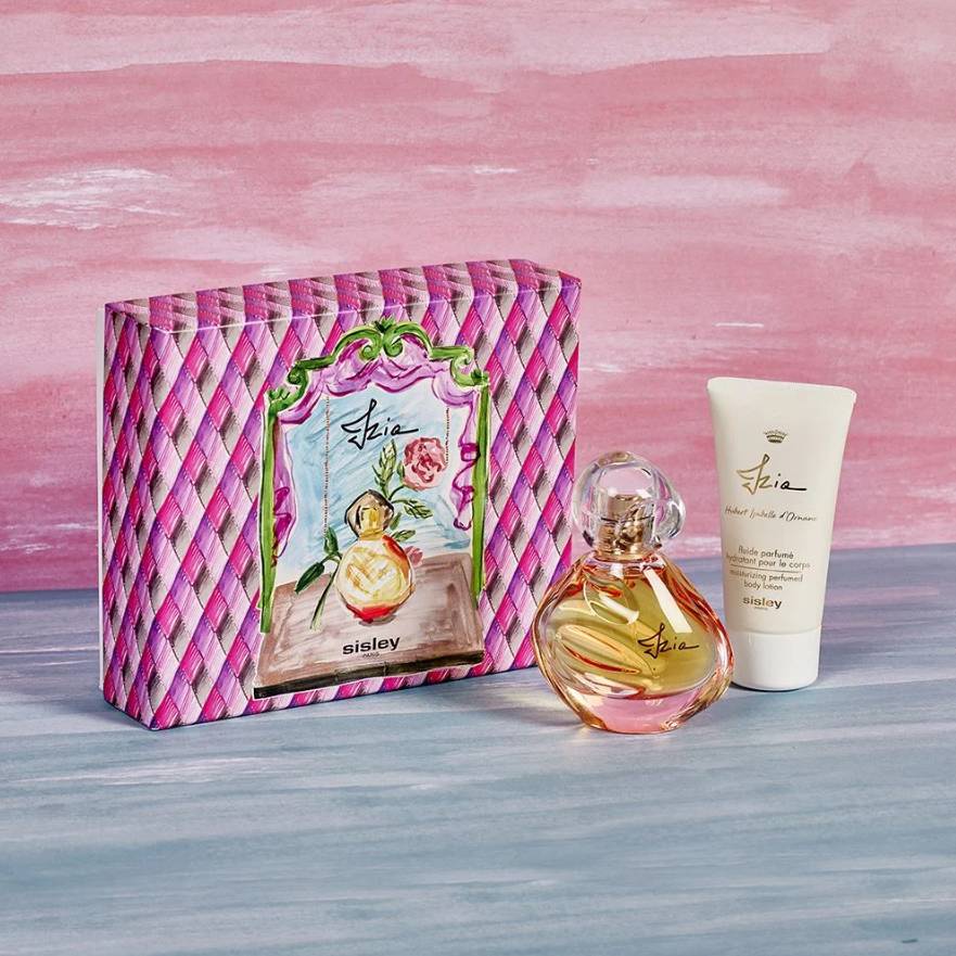 Sisley IZIA Edp 30 ml +Fluide Corps 50 ml  Coffret  Luke Edward Hall