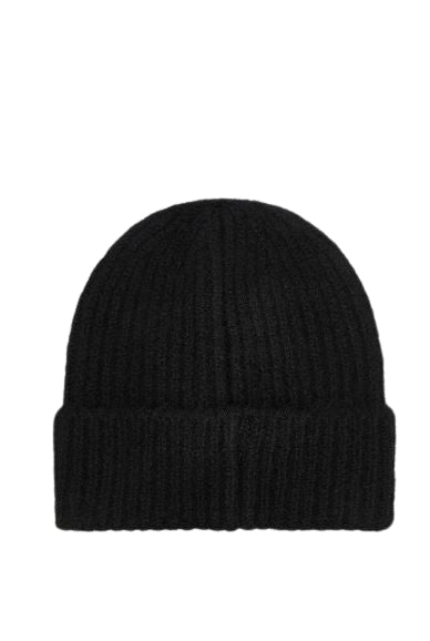 Liu Jo  Set  Beanie   logo 2F6019 MS053 Col. 22222 nero