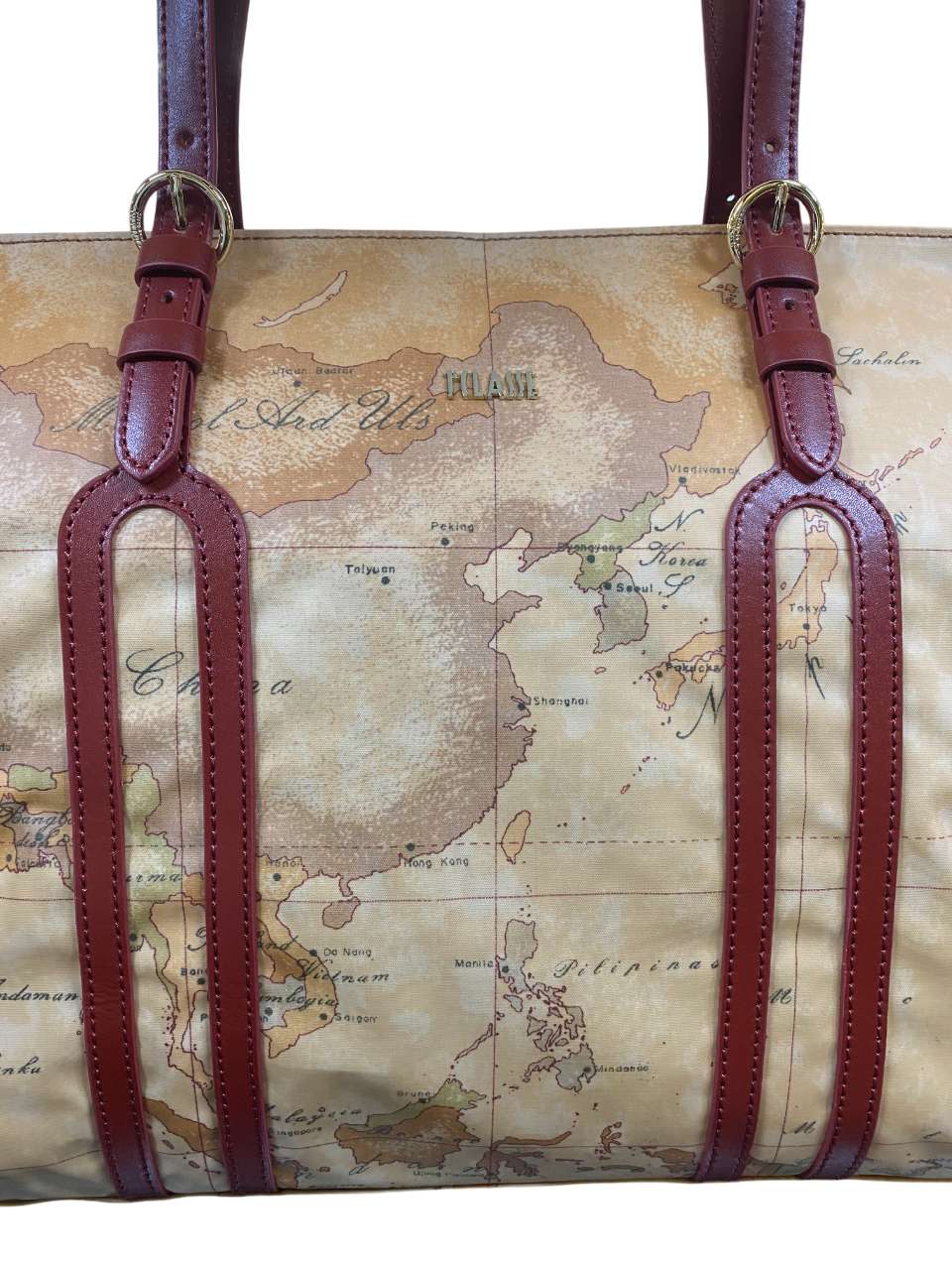 Alviero Martini 1A Classe Borsa Shopping Geo Higland Soft LLD34 S578 COL. 0313 Maple Red