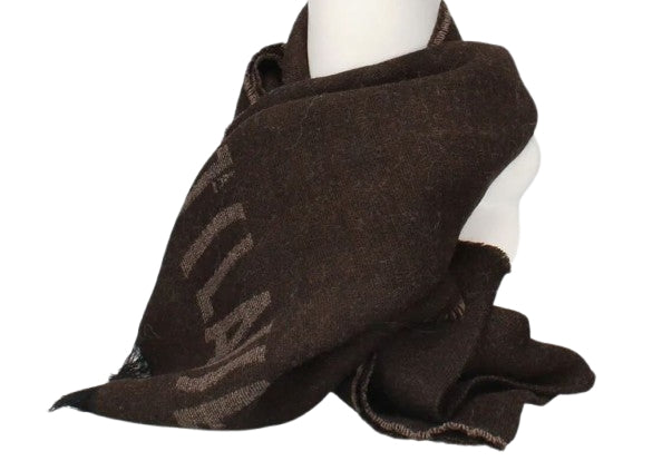 Alviero Martini 1A Classe Sciarpa Logo piccolo  40x180 KS 578 1769  Col. 0500 Dark  Brown