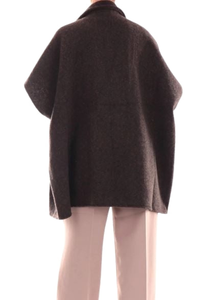 Liu Jo  PONCHO GILET LUNGO 2F6044 T2742 Col. l9621 Chevron nero