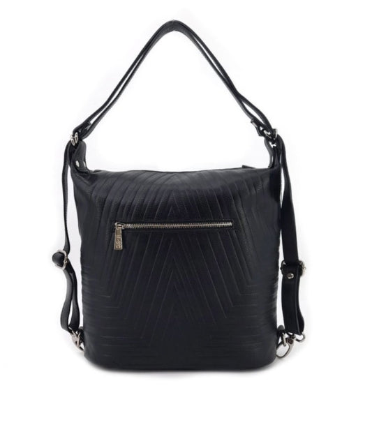 M BRC Borsa/Zaino in Pelle Linea Megastar F360 Colore Nero