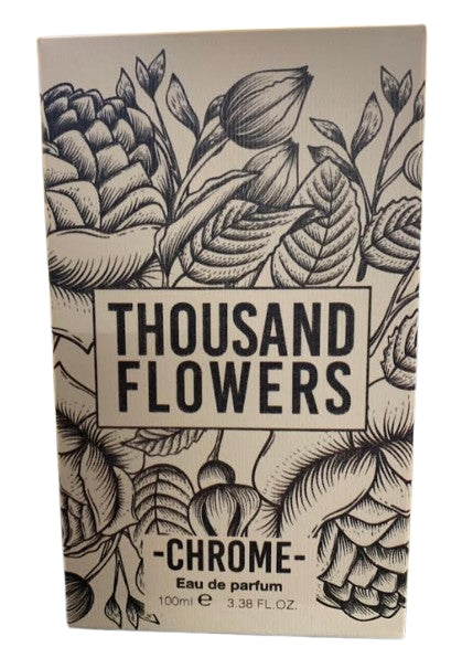 CHROME di Thousand Flower Eau De Parfum Unisex 100 ml spray
