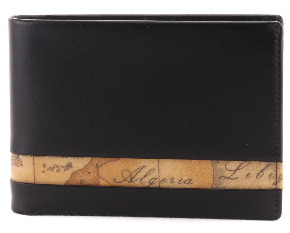Alviero Martini 1A Classe Portafoglio Uomo Pelle Marrone BV W143 5600 Col 0500