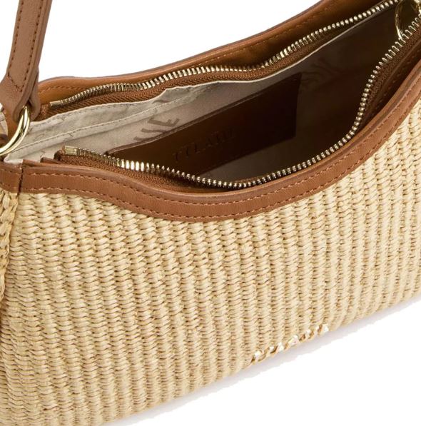 Alviero Martini 1A Classe Bambu' Sottospalla Rafia LM LC96 9881 Col 0578 Natural Color