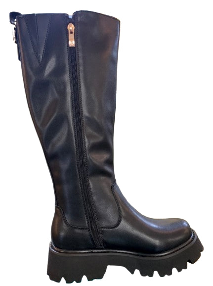 Patrizia Pepe Stivali Alti PPJ973.31 Vitello Nero