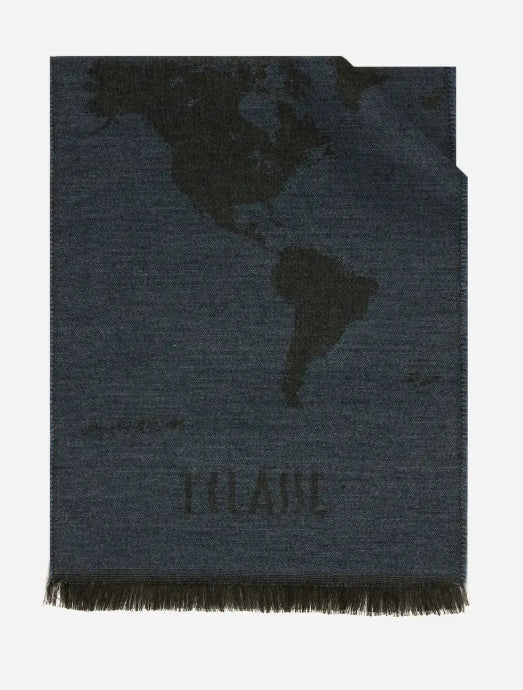 Alviero Martini 1A Classe Sciarpa Geo Pieno 30x180 KS564  1748 Col. 0149 Lapis Blue