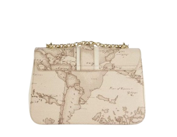 Alviero Martini 1A Classe Borsa A Tracolla Lagoon Bag Con Catena LC04 T398 Color Rafia