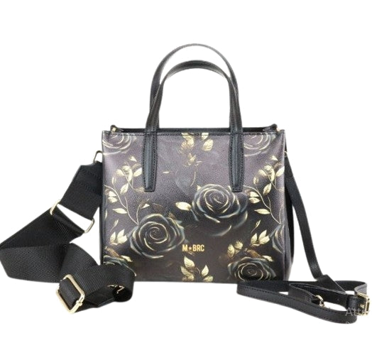 M BRC Borsa  a Tracolla  In Pelle Linea Palmellato T176 Colore Nero