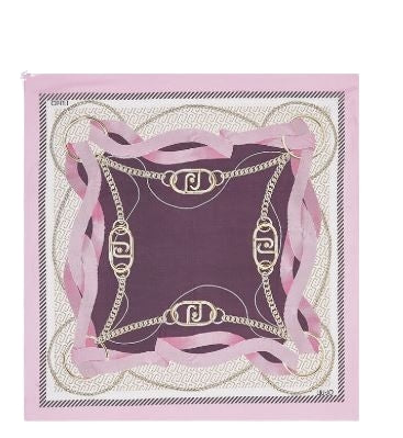 Liu Jo  Ecs  Foulard   nastr. Logo 2A 6055 T274 5Col.52215 Peaches