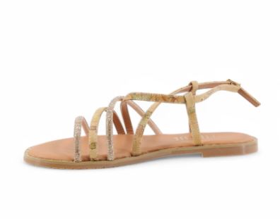 Alviero Martini 1A Classe Sandalo Con Cristalli Z 1069 9820 Col 0010 Natural