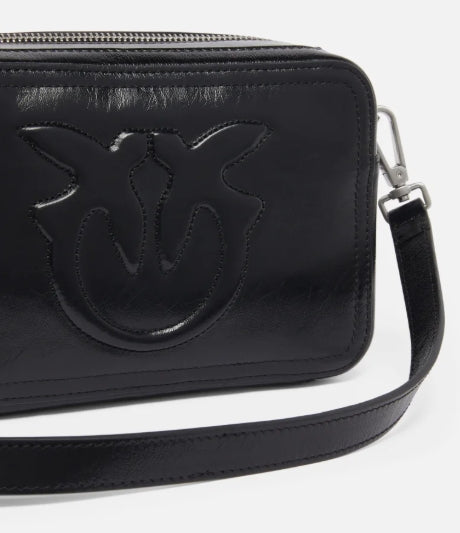 Pinko  Carrie Camera Bag Classic Black Limou