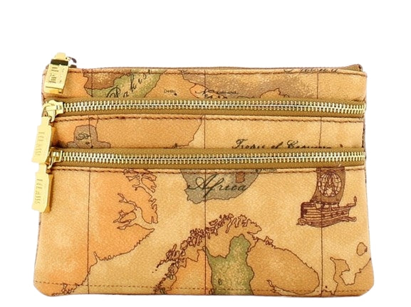 Alviero Martini Pochette Media Con 3 Zip CM019 6000