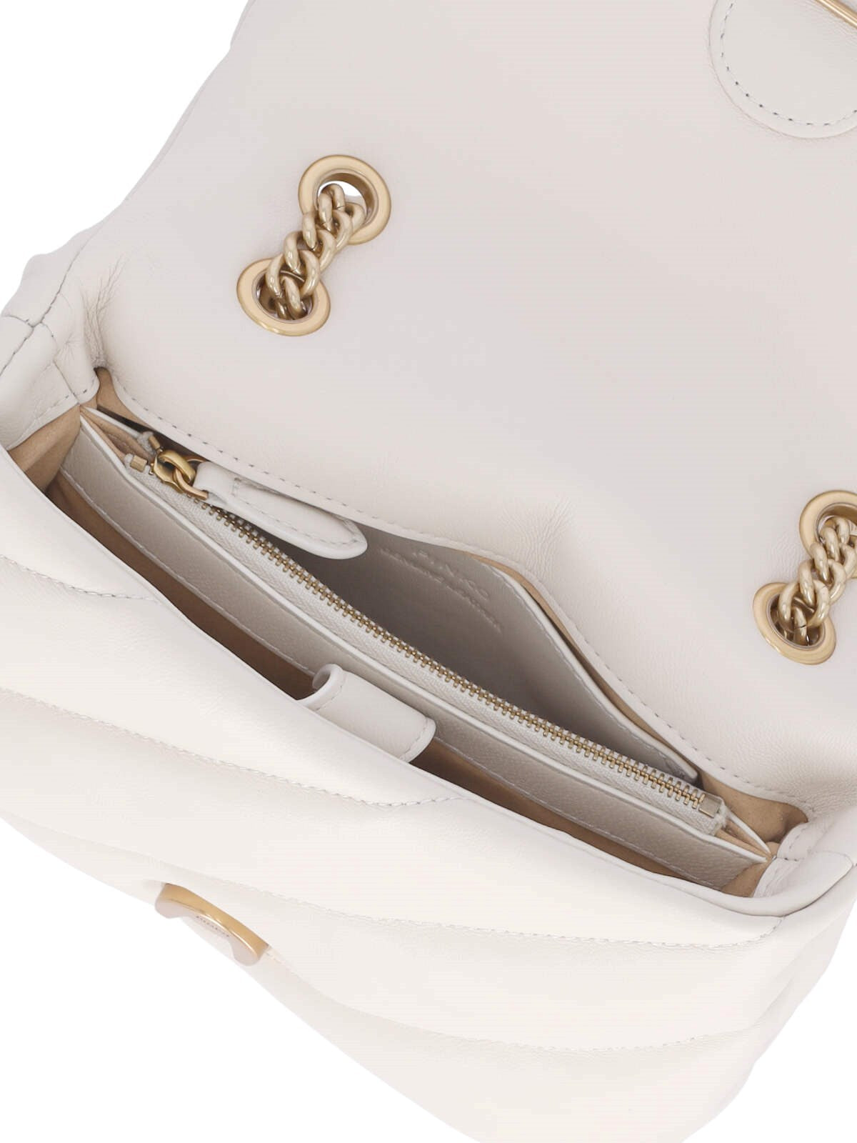 Pinko Borsa Love Puff Mini CL Pelle White