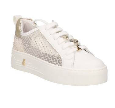 Patrizia Pepe Sneaker In Rete PPJ308.27 Vitello Bianco