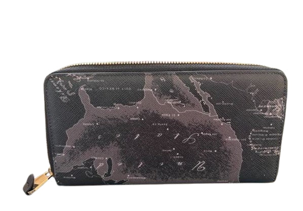 Alviero Martini 1A Classe Portafoglio Donna Ziparound  L PQ78 9713  Col. 0001 Nero