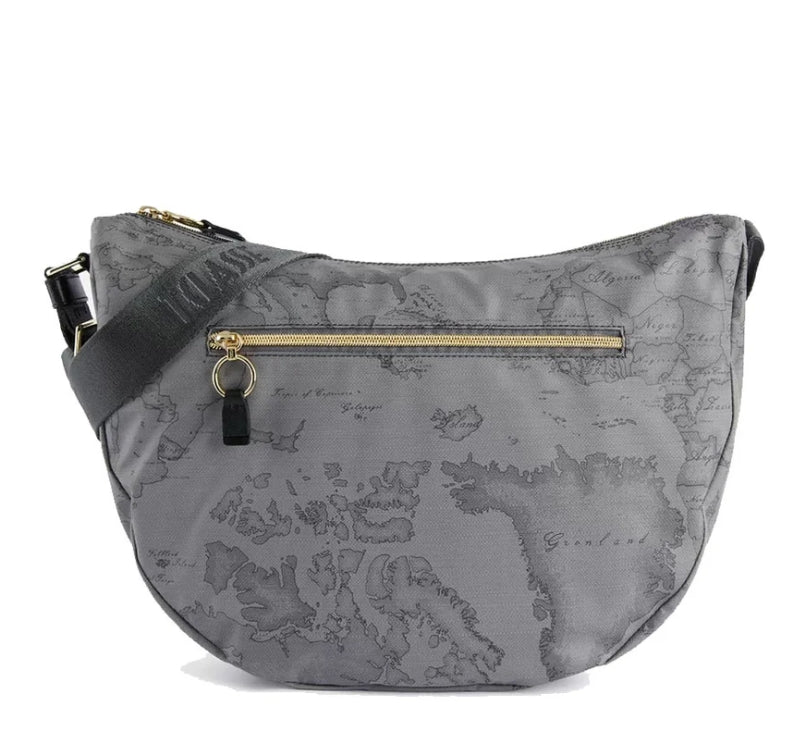 Alviero Martini 1a Classe Social Soft Mezzaluna Grande L LA92 9449 Col 0030 Dark Grey
