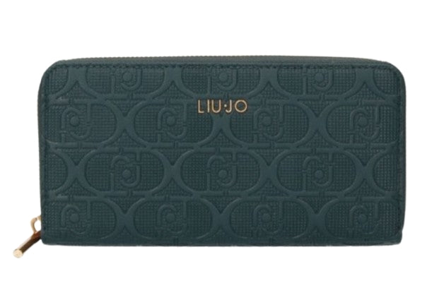 Liu Jo Portafoglio Caliwen ECS XL Zip Around AF4280 E0538 Col. 95025 Deep emerald