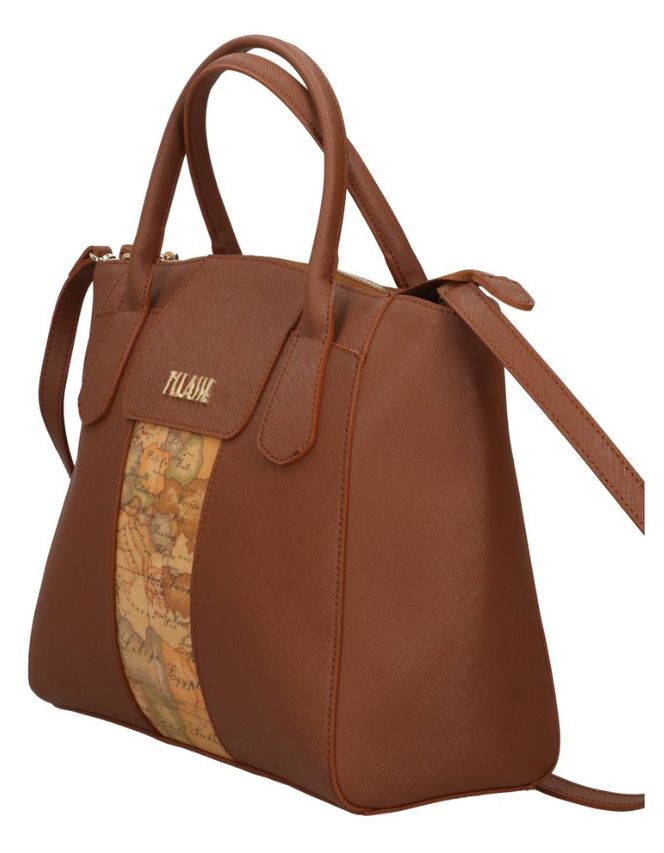 Alviero Martini 1A Classe Borsa A Mano C/Tracolla L LD25 9407 Col 0548 Chesnut