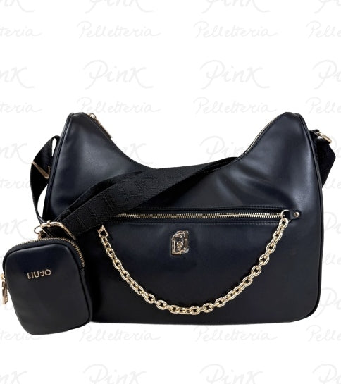 Borsa    Liu Jo  ECS M HOBO ACHALA AF5322 E0077 Col. 22222 Nero