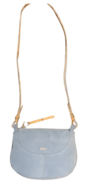 Alviero Martini 1A Classe Tribal Leather Bandoliera  L LE97 8646 Col. 0186 Sky blue
