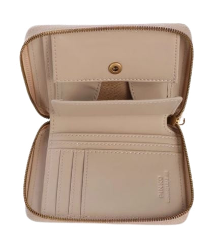 Pinko Portafoglio Taylor Zip Around  Beige