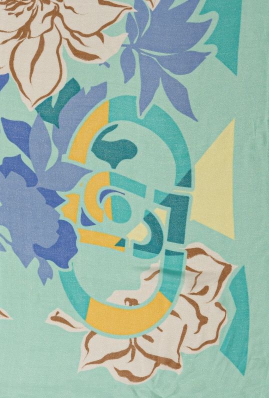 Liu Jo Foulard Flower Logato  2A5033 T0300 Mint