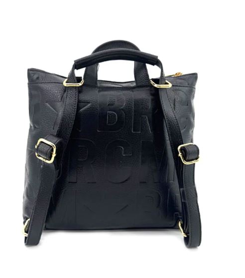 MBrc Borsa in pelle Linea Macro Doll G253 Nero