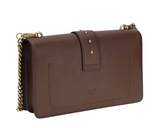 Pinko Love One Classic St. Small B. Vitello Seta  107621 marrone