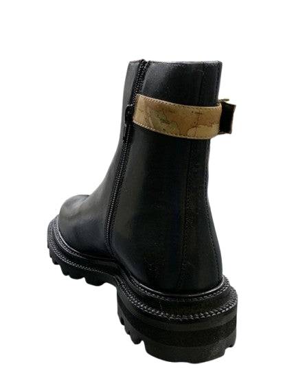 Alviero Martini Stivaletto In Pelle  Half Boot H50 Z 0929 578B Col 0001 Nero