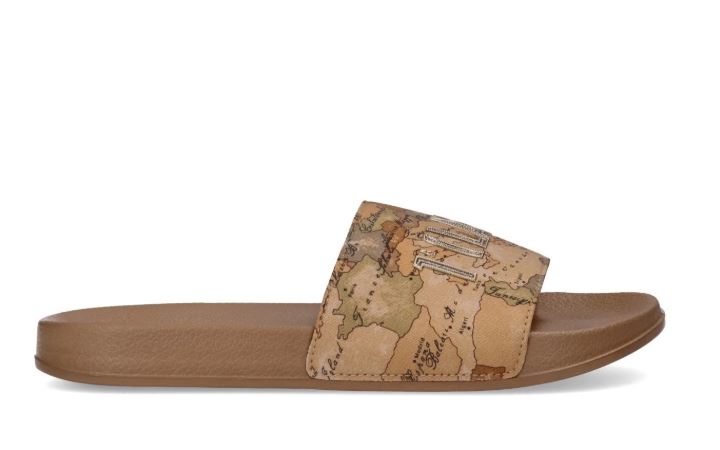 Alviero Martini 1A Classe Ciabatte Stampa Geo E Logo Iconico N 2195 01909 Geo Beige