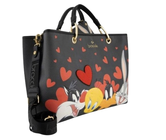 BRACCIALINI TUA Borsa a mano Tg. L  Looney Tunes Beth LT Allfriend