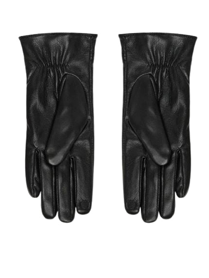 Liu Jo Guanti In Ecopelle con Logo 2F5061  E0002 Col. 22222 Nero T.U.