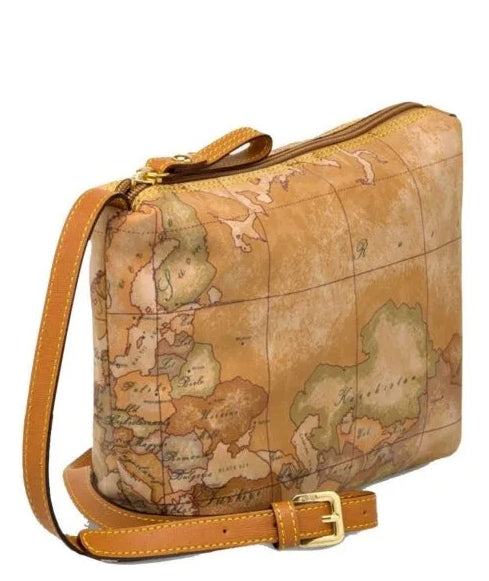 Alviero Martini Borsa a Tracolla In Tessuto Geo Soft CN032 6001 Naturale