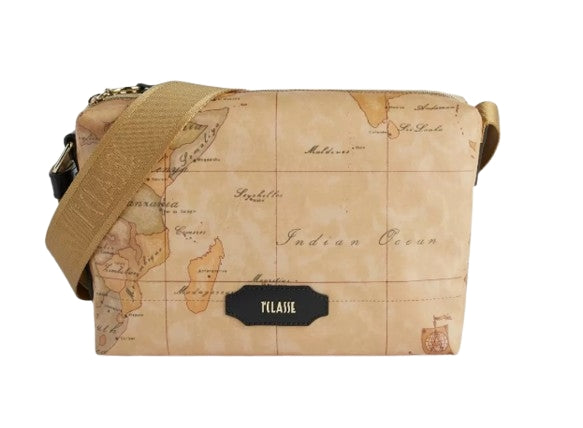 Alviero Martini 1A Classe Tracollina Soft Fusion Geo Classic  LC02 S578 Col 0001 Nero