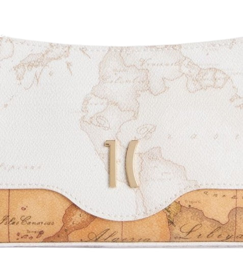 Alviero Martini 1A Classe Pochette  con catena e tracolla LM PQ39 MIXG Col.0900 White