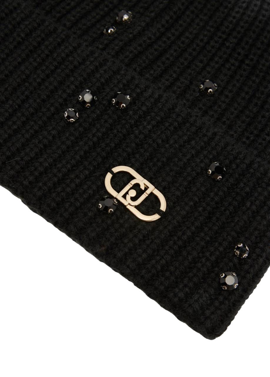 Liu Jo  Beanie  Berretto 2F5017 M0300 Col. 22222 Nero