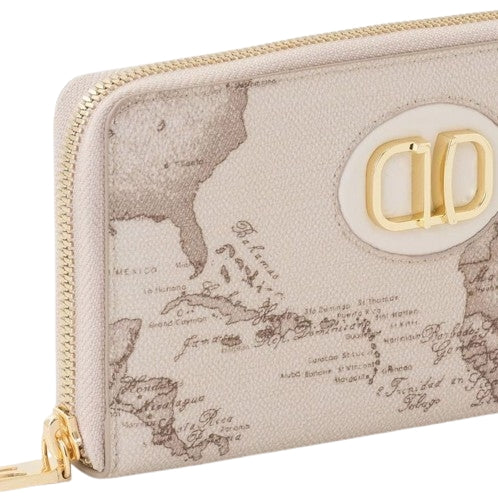 Alviero Martini 1A Classe Portafoglio Donna Ziparound Geo Safari PO22 9398 Color Rafia