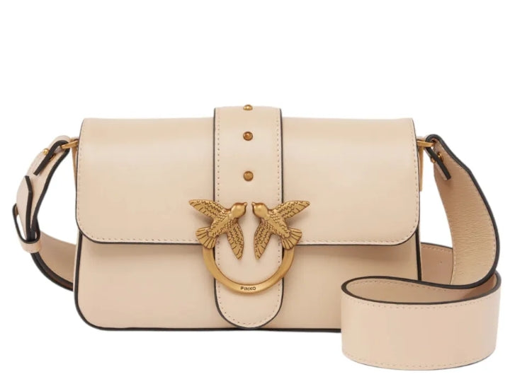 Pinko  Borsetta Love One Mini Slouchy FL. Beige