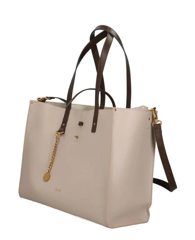 Liu Jo Borsa Shopping C/Tracolla ECS L Tote DOBA  AA5024 E0064 Col 51308 Neutro