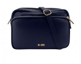 M BRC Massimo Braccialini Borsa In Pelle Obona  Tracolla C123 Blu